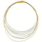 Collana donna acciaio Paciotti for us multi filo
