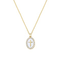 Collana donna Amen croce smaltata placcato oro 18k gold