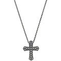 Collana uomo argento Amen croce