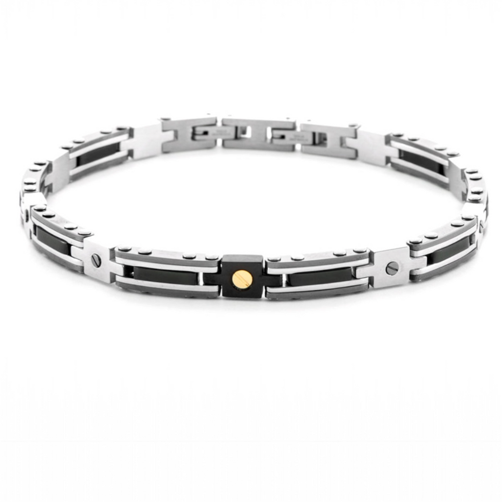 Bracciale acciaio-oro uomo Paciotti 4US 4UBR6954