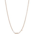 Collana donna acciaio perla Liu jo