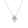 Collana donna in argento con Perlina
