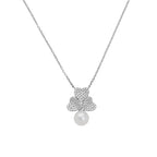 Collana donna in argento con Perlina