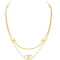 Collana donna Liu Jo  doppio filo LJ 2907
