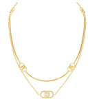 Collana donna Liu Jo  doppio filo LJ 2907