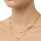 Collana donna Liu Jo  doppio filo LJ 2907