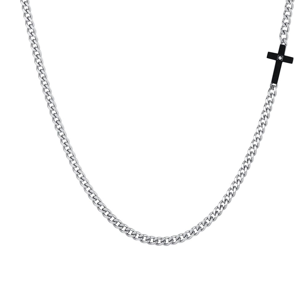 Collana uomo Luca Barra acciaio