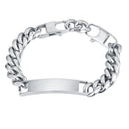Bracciale acciaio uomo Brand(personalizzabile)35BR002