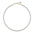 Collana donna acciaio Liu Jo con pietre  colorate color oro