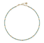 Collana donna acciaio Liu Jo con pietre  colorate color oro