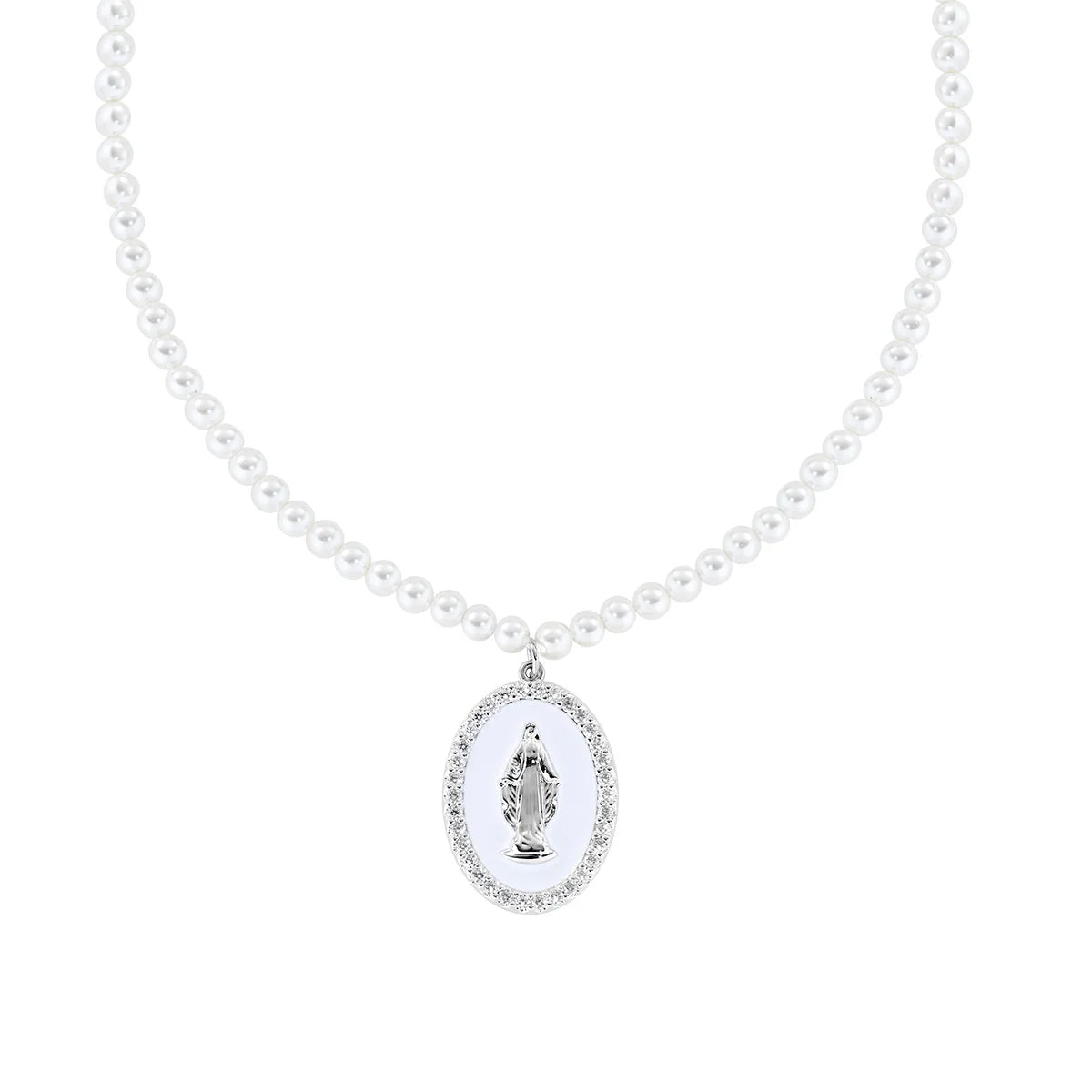 Collana donna Amen perle piu miracolosa placcata  oro  18k OTCLPE30SWBB2/GB2
