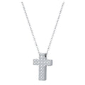 Collana donna- uomo acciaio con croce Brand 18NK016W