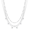 Collana donna acciaio Brand triplo filo 30NK002