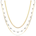 Collana donna acciaio Brand triplo filo 30NK003G
