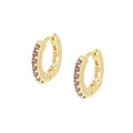 Orecchini donna -uomo - tennis Amen argento gold ET1G