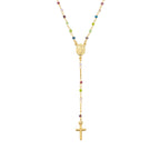 Collana donna rosario argento Amen CRO10GARVE4