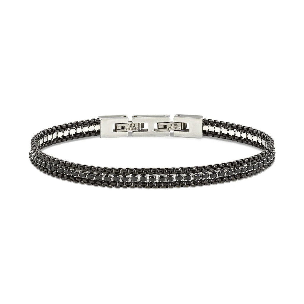 Bracciale uomo acciaio Amen tennis ACTN2
