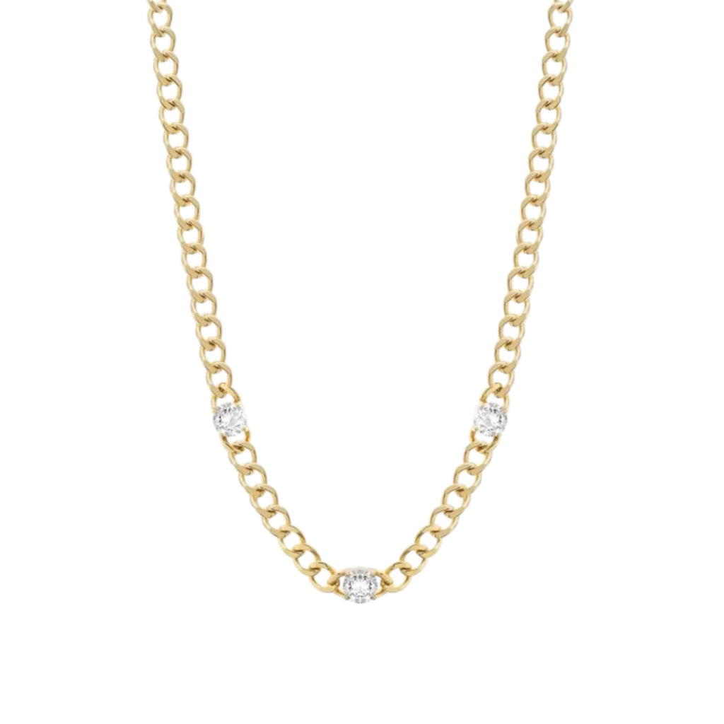Collana donna Liu Jo  catena e zirconi LJ2299