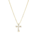 Collana donna argento Amen croce pave’ CLCROGBZ/CLCROBBZ