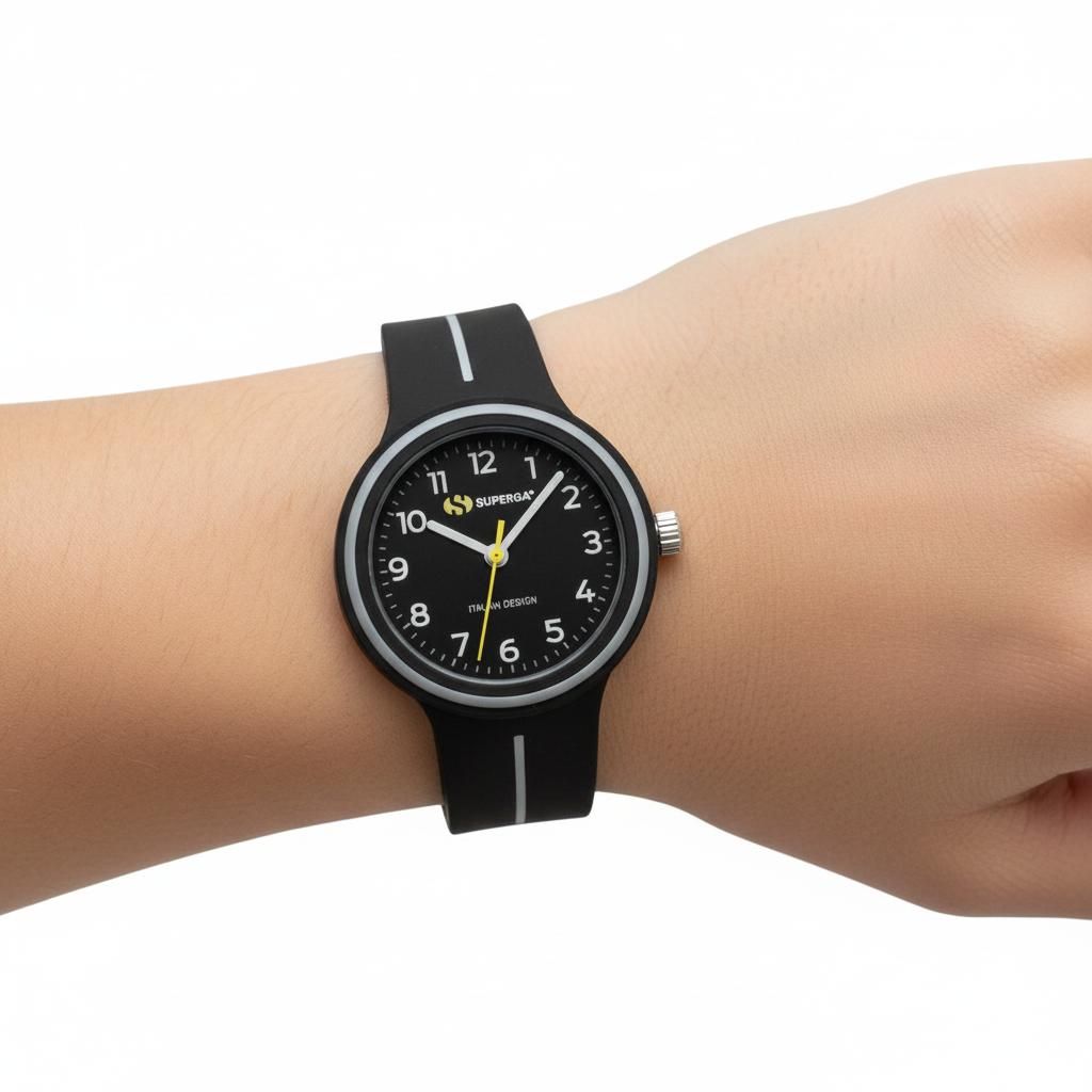 Orologio Superga bambino small nero STC040