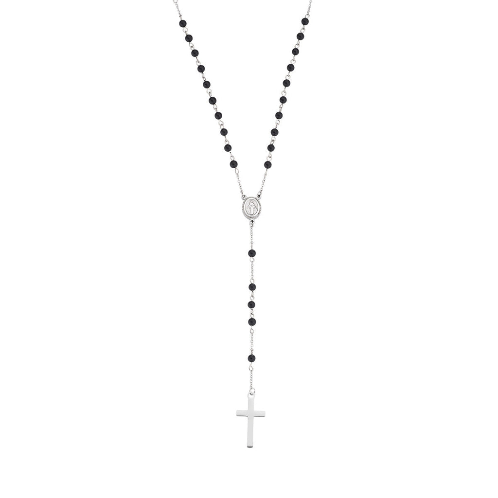 Collana uomo acciaio  Amen Rosario ACCL113