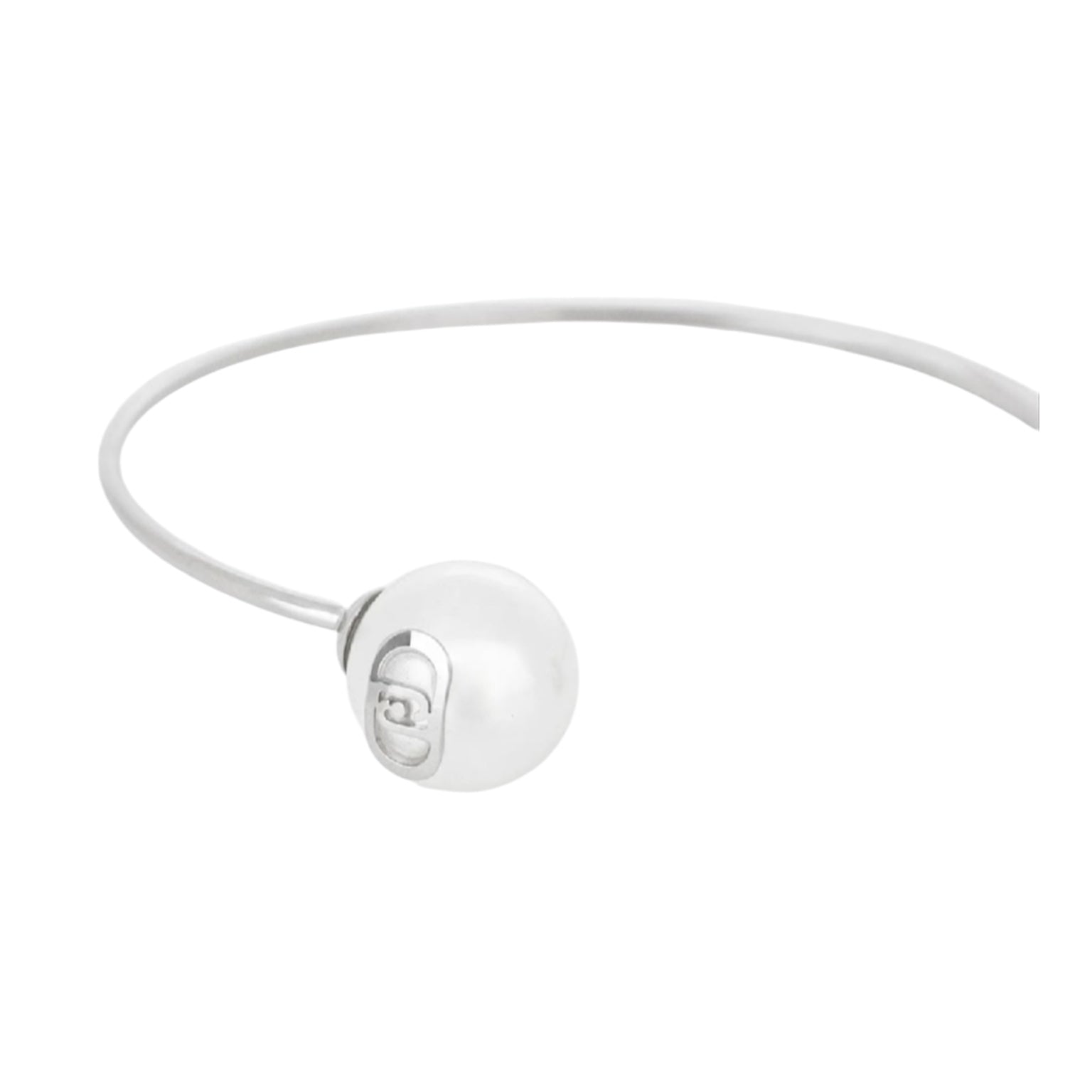 Bracciale rigido donna acciaio Liu Jo c/perle