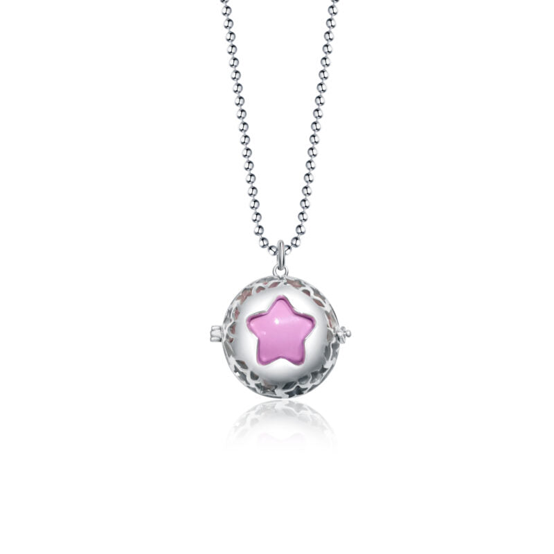 Collana donna acciaio Brand chiama  angeli X
