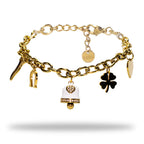 Bracciale donna acciaio Freddy Campanella gold