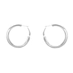 Orecchini donna cerchio Freddy silver 4,5cm