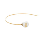 Bracciale rigido donna acciaio Liu Jo c/perle