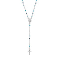 Collana donna rosario argento Amen
