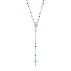 Collana donna rosario argento Amen CRO25BMUB4