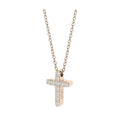 Collana donna acciaio croce Liu Jo