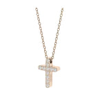 Collana donna acciaio croce Liu Jo