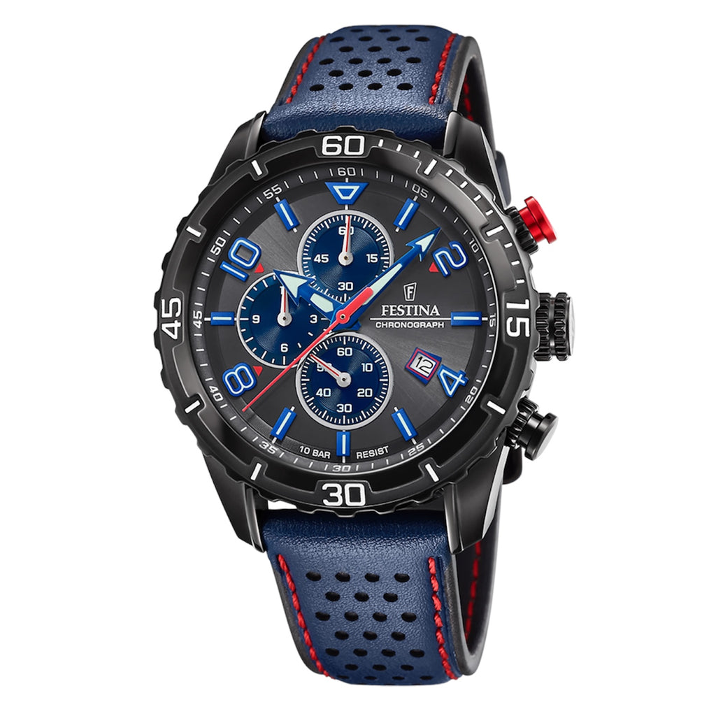 Orologio uomo Festina Timeless cronografo pelle F20519/3