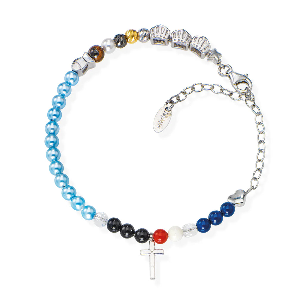 Bracciale uomo - donna  argento Amen Vita Christi