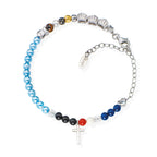 Bracciale uomo - donna  argento Amen Vita Christi