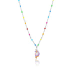 Collana bambina acciaio Brand unicorno
