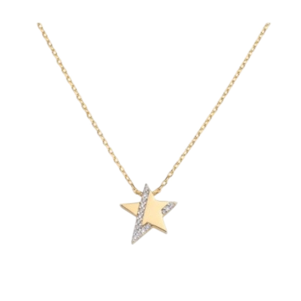 Collana donna Amen con stella in argento color oro