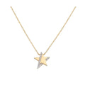 Collana donna Amen con stella in argento color oro