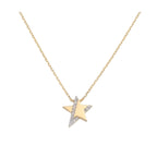 Collana donna Amen con stella in argento color oro