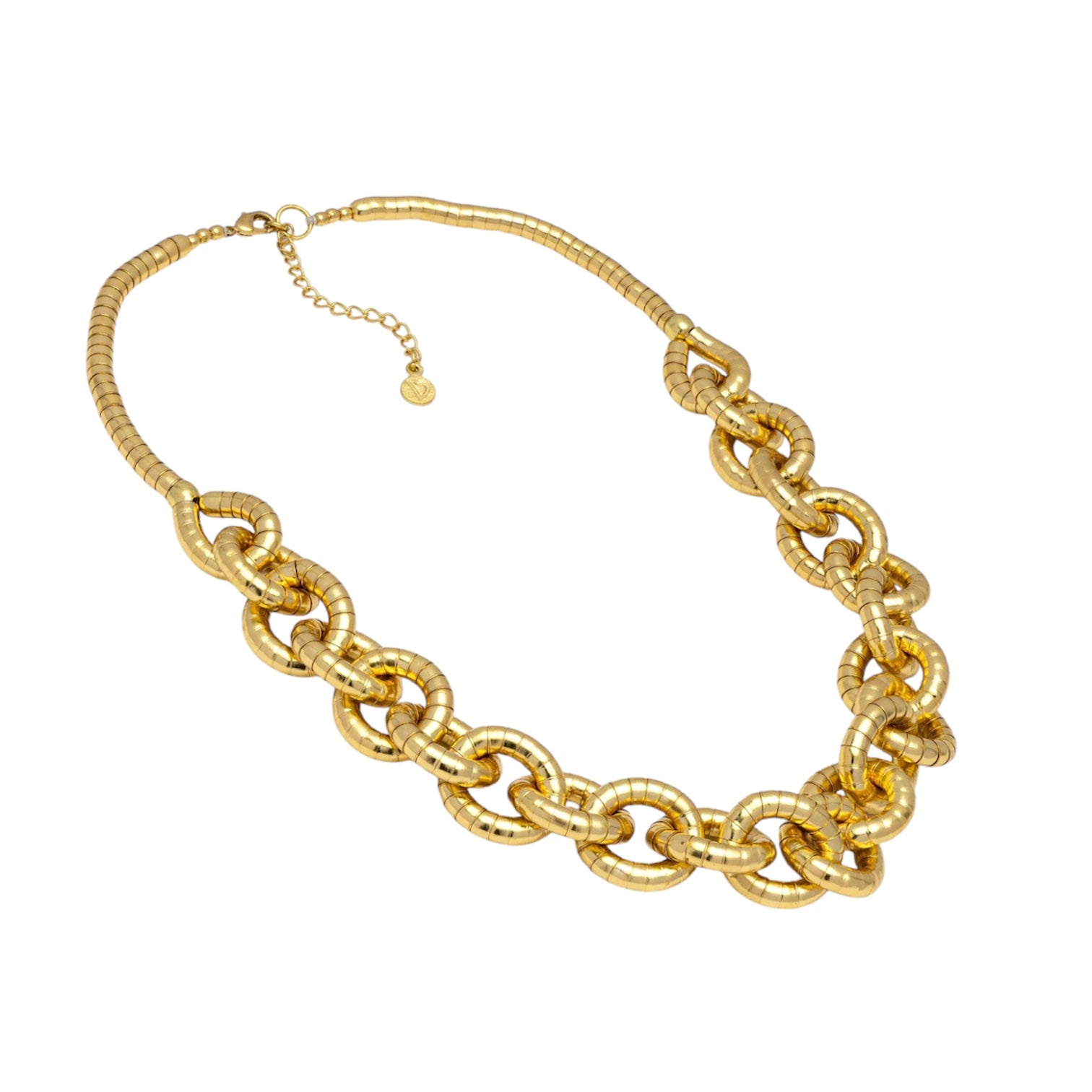 Collana donna ottone catena serpente gold vestopazzo DD04054