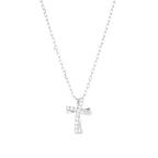 Collana donna argento Amen croce pave’ CLCROGBZ/CLCROBBZ