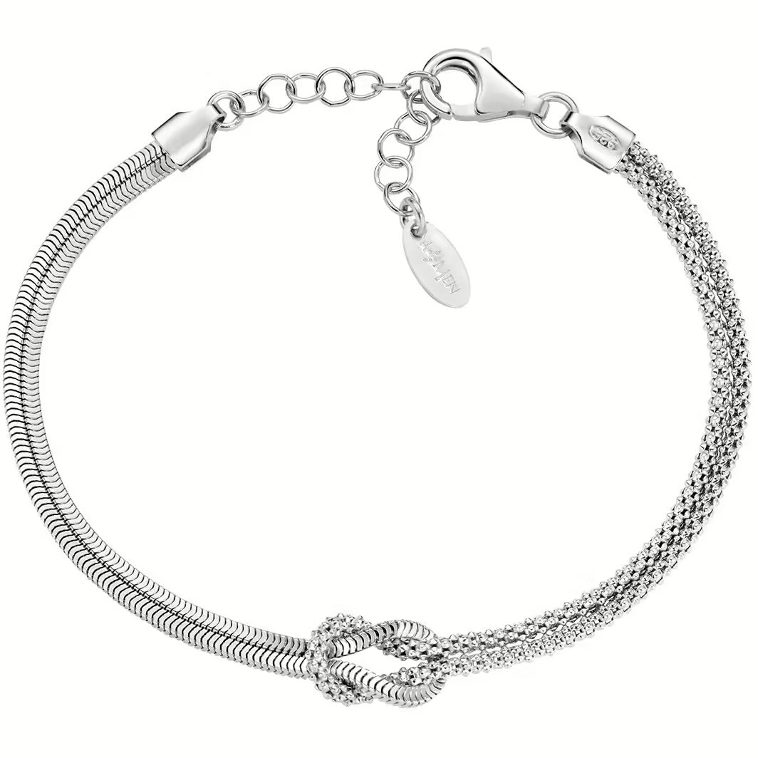 Bracciale  donna - uomo argento Amen nodo