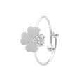 Anello donna acciaio Freddy Quadrifoglio