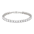 Bracciale tennis Amen in argento BRTNBB50