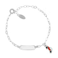 Bracciale bambino argento Amen (Personalizzabile)