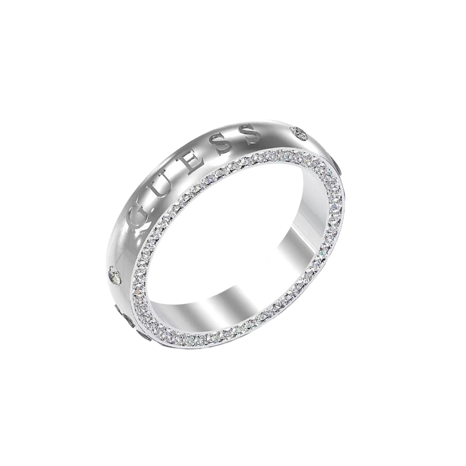 Anello  donna acciaio Guess