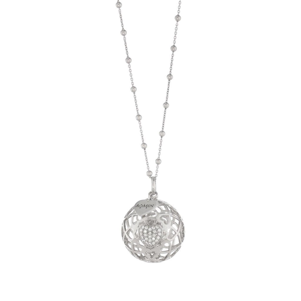 Collana donna argento Amen chiama angeli CAHB