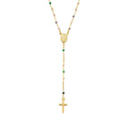 Collana donna rosario argento Amen CRO10GTOVE4
